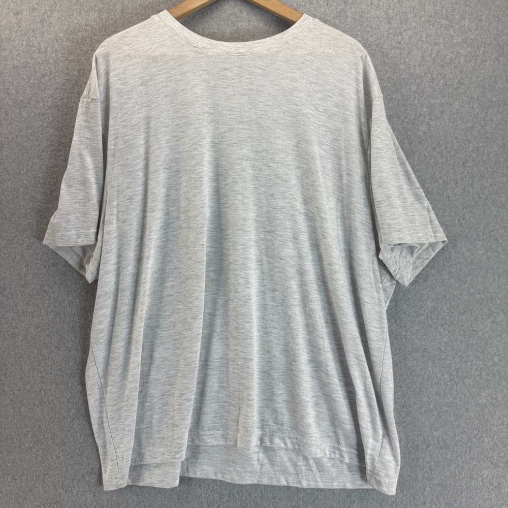 Zelos Heather Gray TShirt Tee‎ Relaxed Fit Short Sleeve Casual Mens Size 2XLT